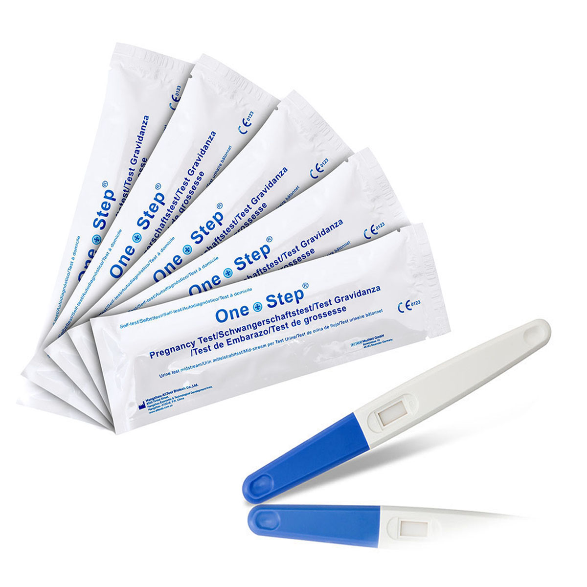 Midstream Pregnancy Test Urine Kit 10miu Ml One Step 15 Test Pack Home Health Uk